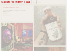 Tablet Screenshot of blog.vanbienephotography.com